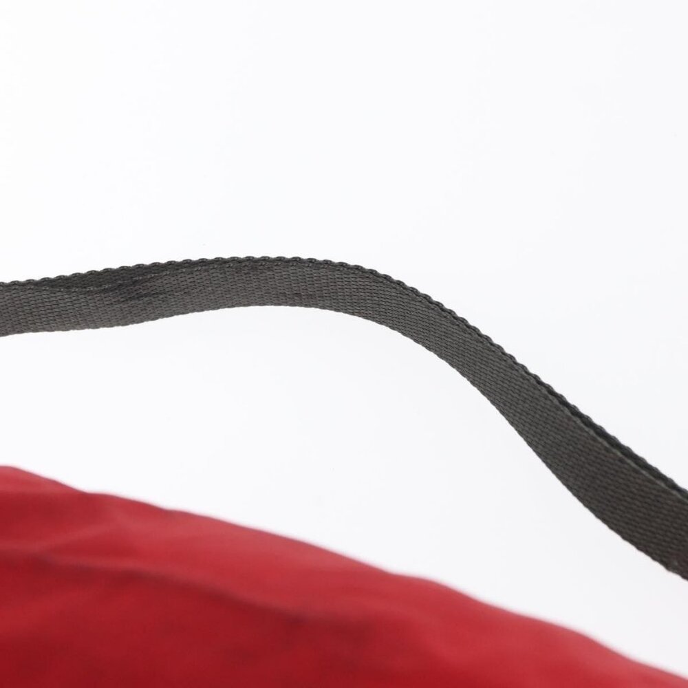 Authentic PRADA Sports Shoulder Bag Nylon Red Silver - Picture 6 of 16